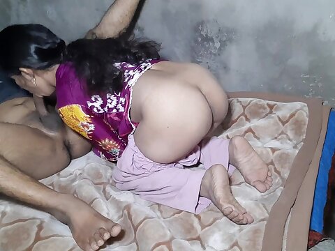 Indian jija sali stiff hookup at home in