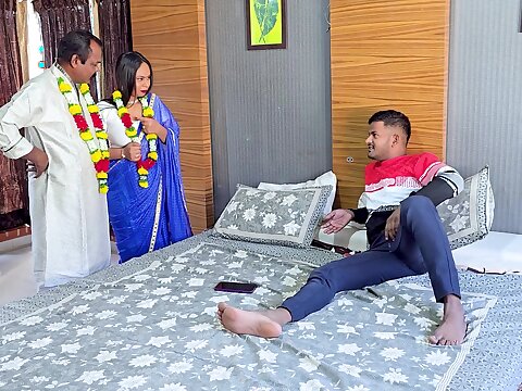 Indian Real Orgy, Hubby & Wifey & sonny,