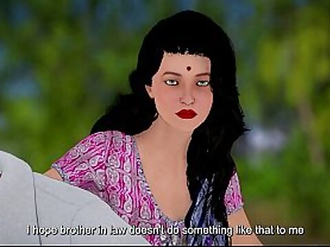 This sexy Desi Bhabhi, a astounding 3D