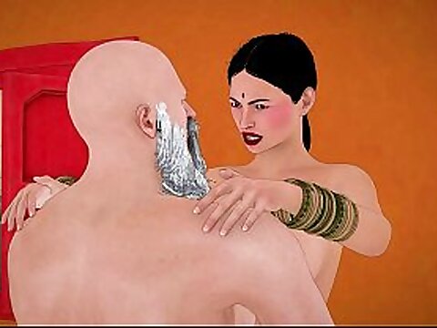 This busty 3D bhabhi, a vision be proper