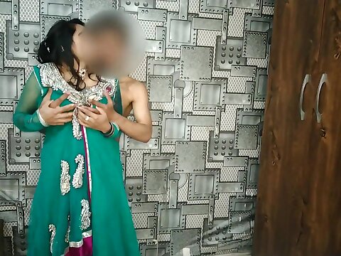 Burnish apply exalted Indian girl, a